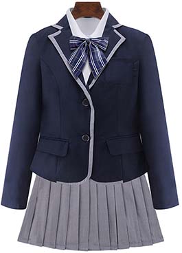 【日韓風(fēng)格】中學(xué)生校服定做款式圖