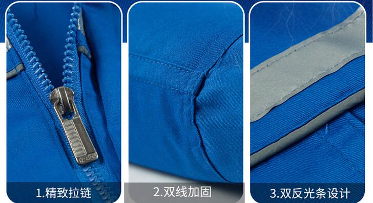 夏季短袖工作服訂制細節(jié)工藝圖